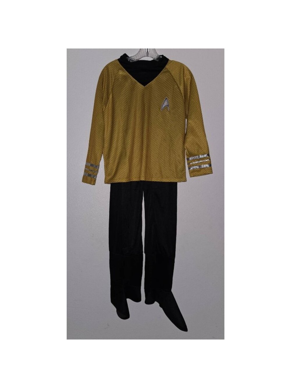 Star Trek Captain Kirk Starfleet Uniform Halloween Costume Rubie's Youth Large